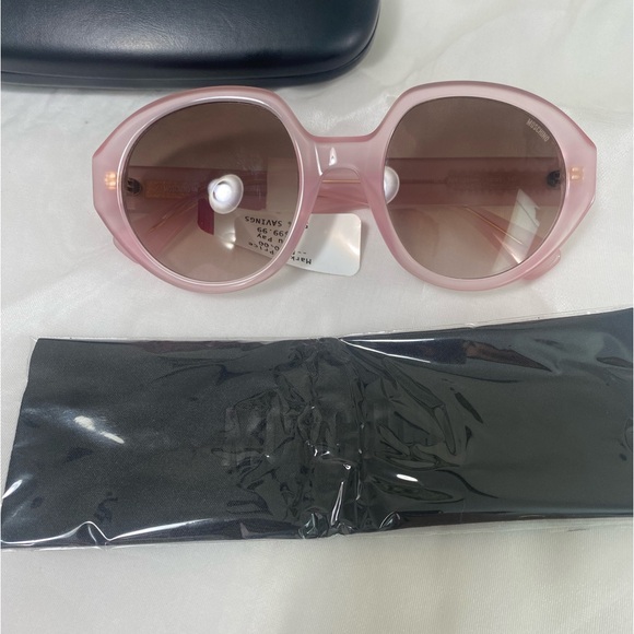 MOSCHINO pink trendy large round sunglasses 🕶️ 🩷 - Picture 3 of 11